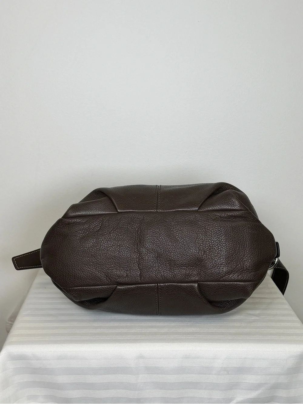 Coach Convertible Hobo/Shoulder/Crossbody Bag Timeless Brown Pebbled Leather